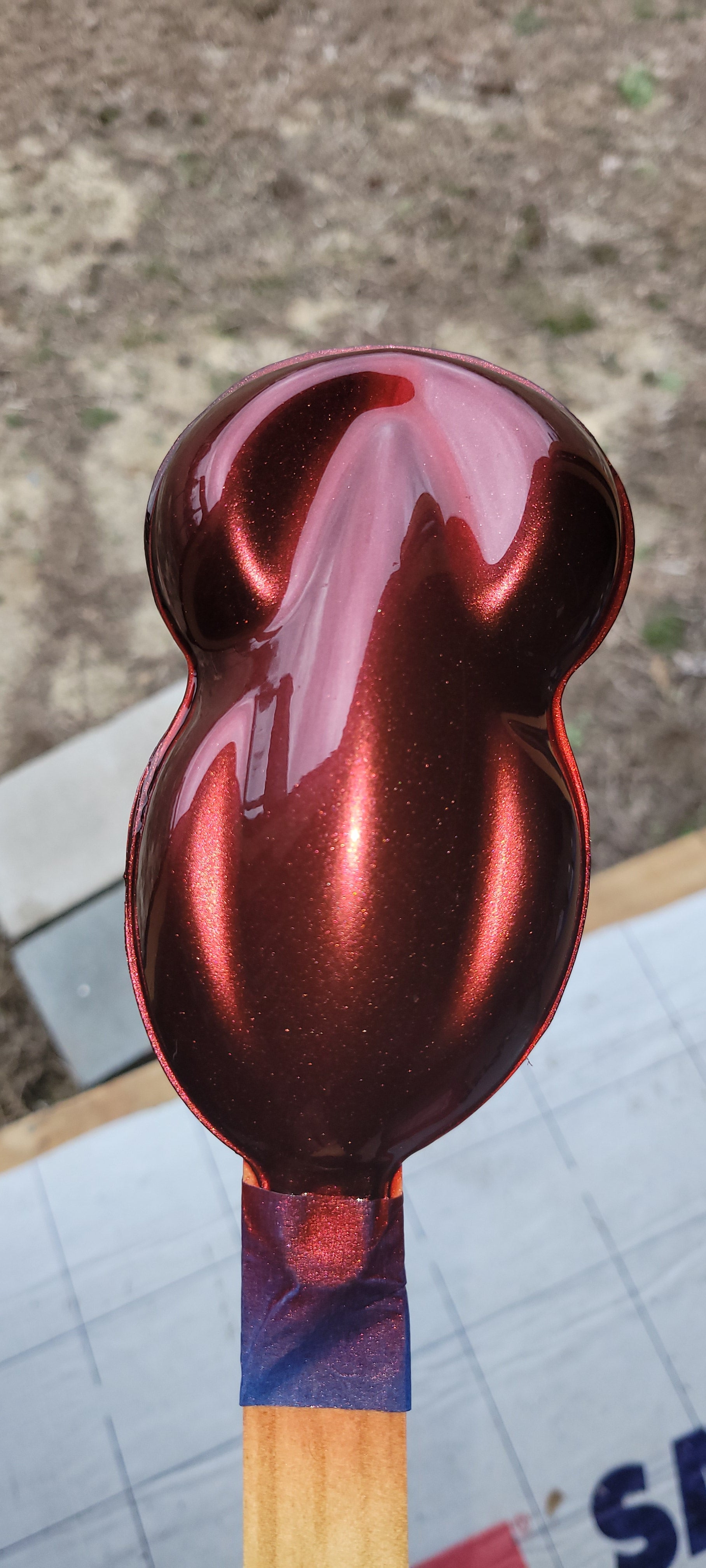 Beet Red Candy Pearl Midcoat