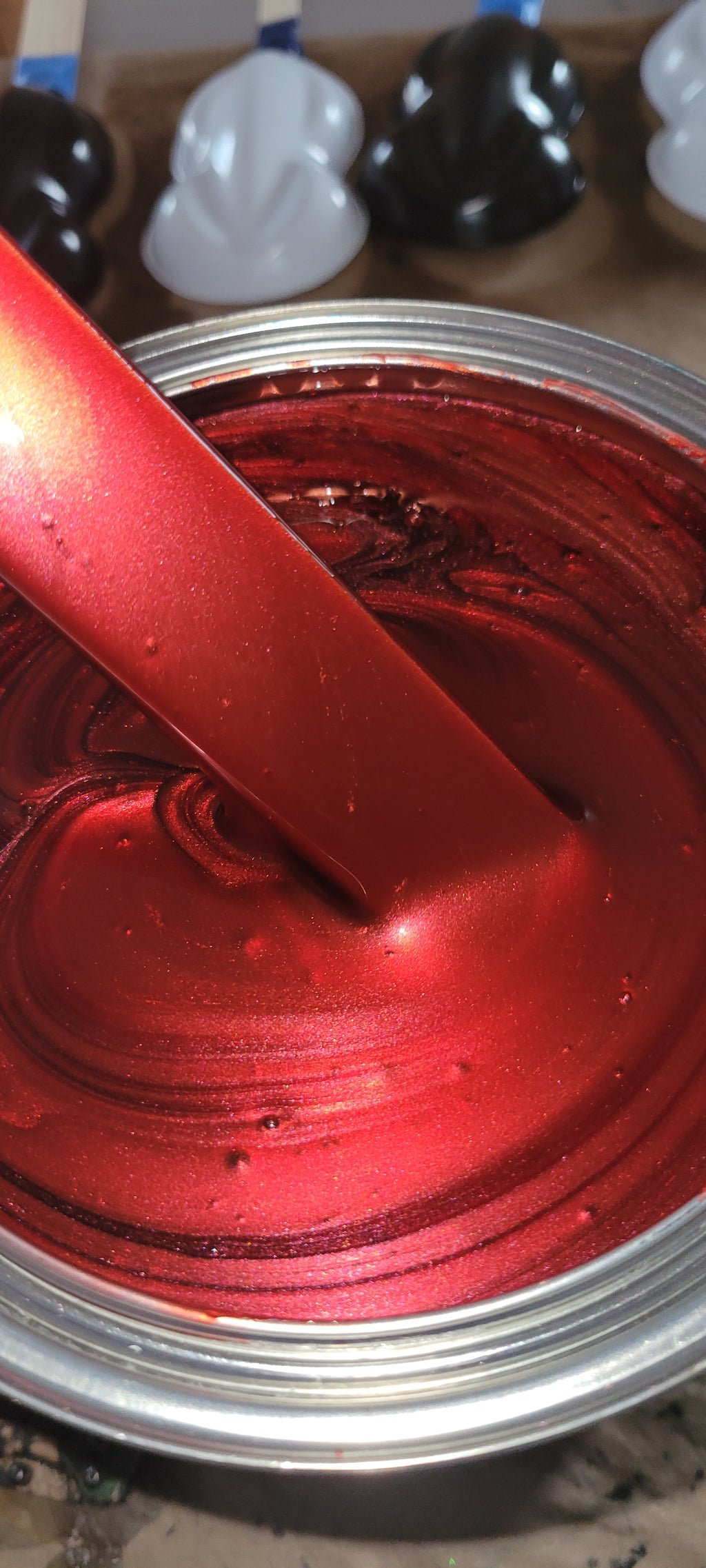 Beet Red Candy Pearl Midcoat